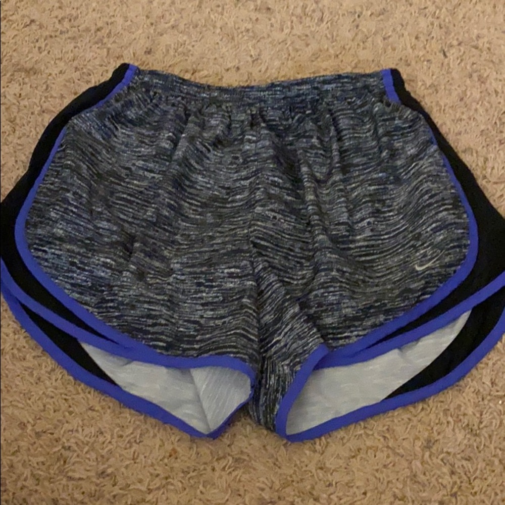 Black Heathered Nike Athletic Running Shorts
